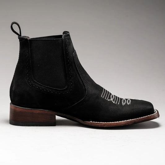 MEN’S 731 NOBUCK LEATHER SQUARE TOE ANKLE BOOT