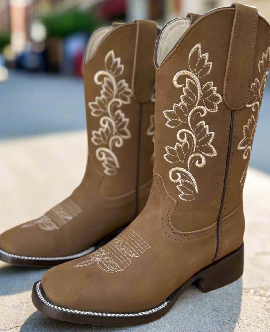 SB-420 TAN- BOOT AND BELT SET