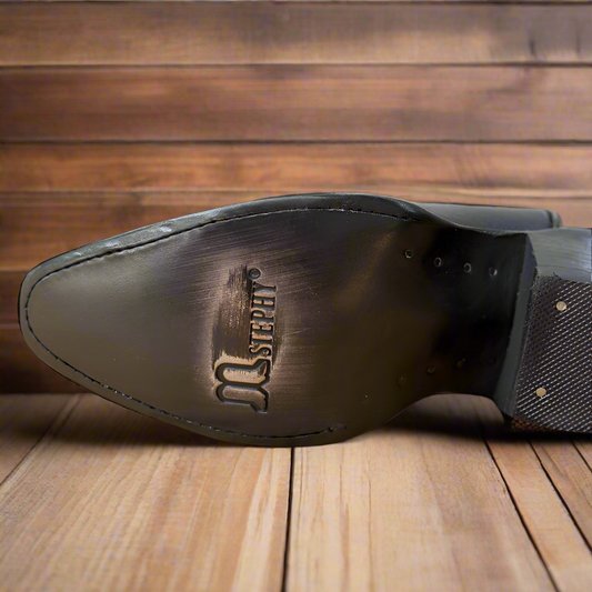 SB-SANTA FE BLACK - WESTERN BOOTS FOR WOMEN