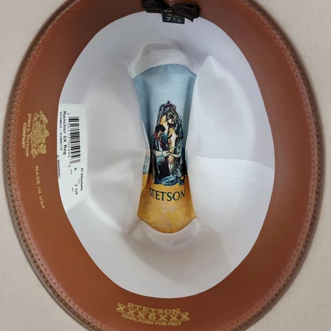 Stetson Hat 6x Rancher Silverbelly