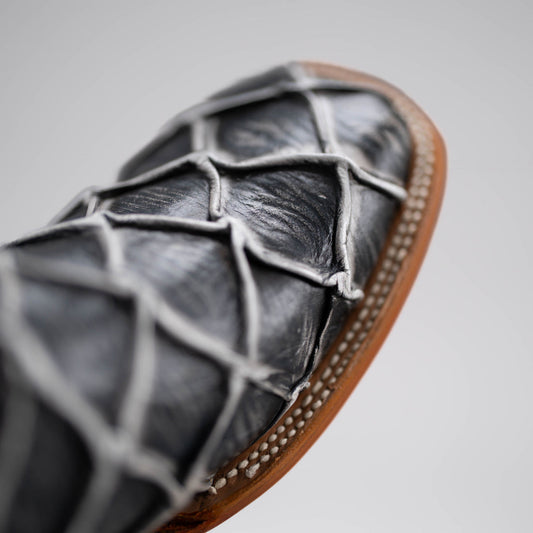 MEN'S PIRARUCU MONSTER FISH SQUARE TOE COWBOY BOOTS