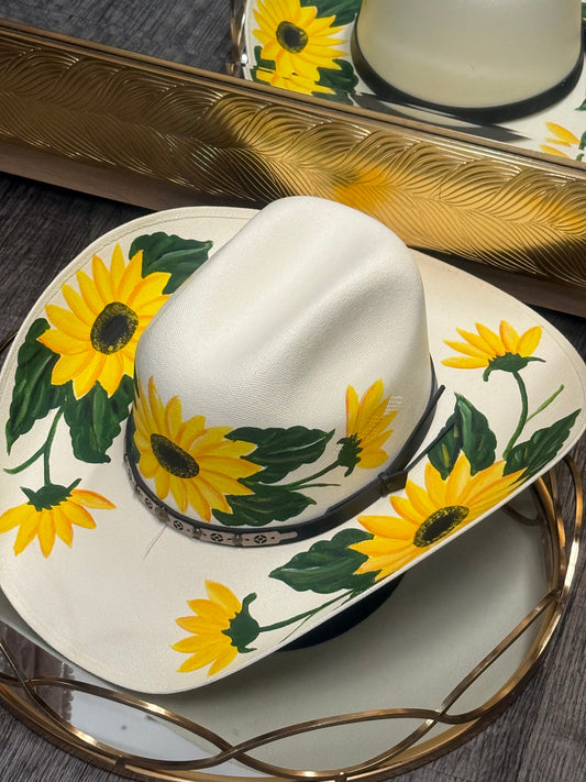 Marisol| Hand Painted Hat