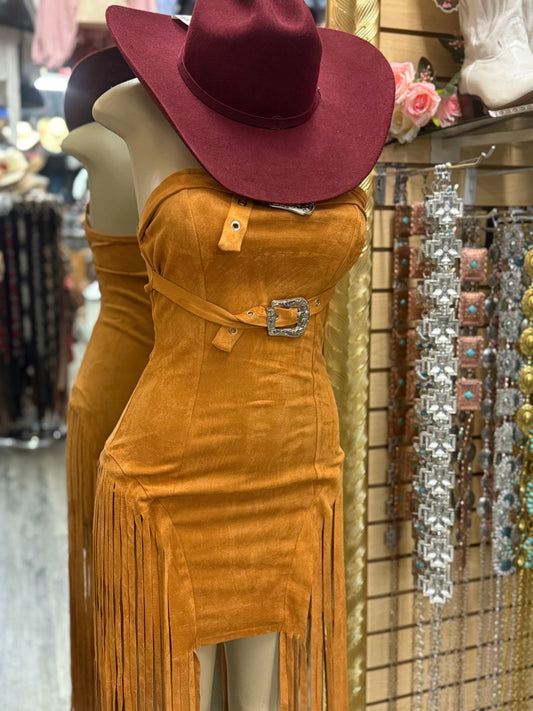 Christina Tan Buckle Dress