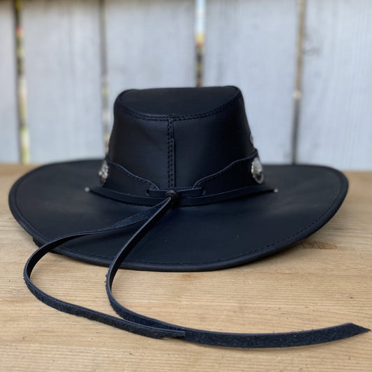 Jayme Leather Hat
