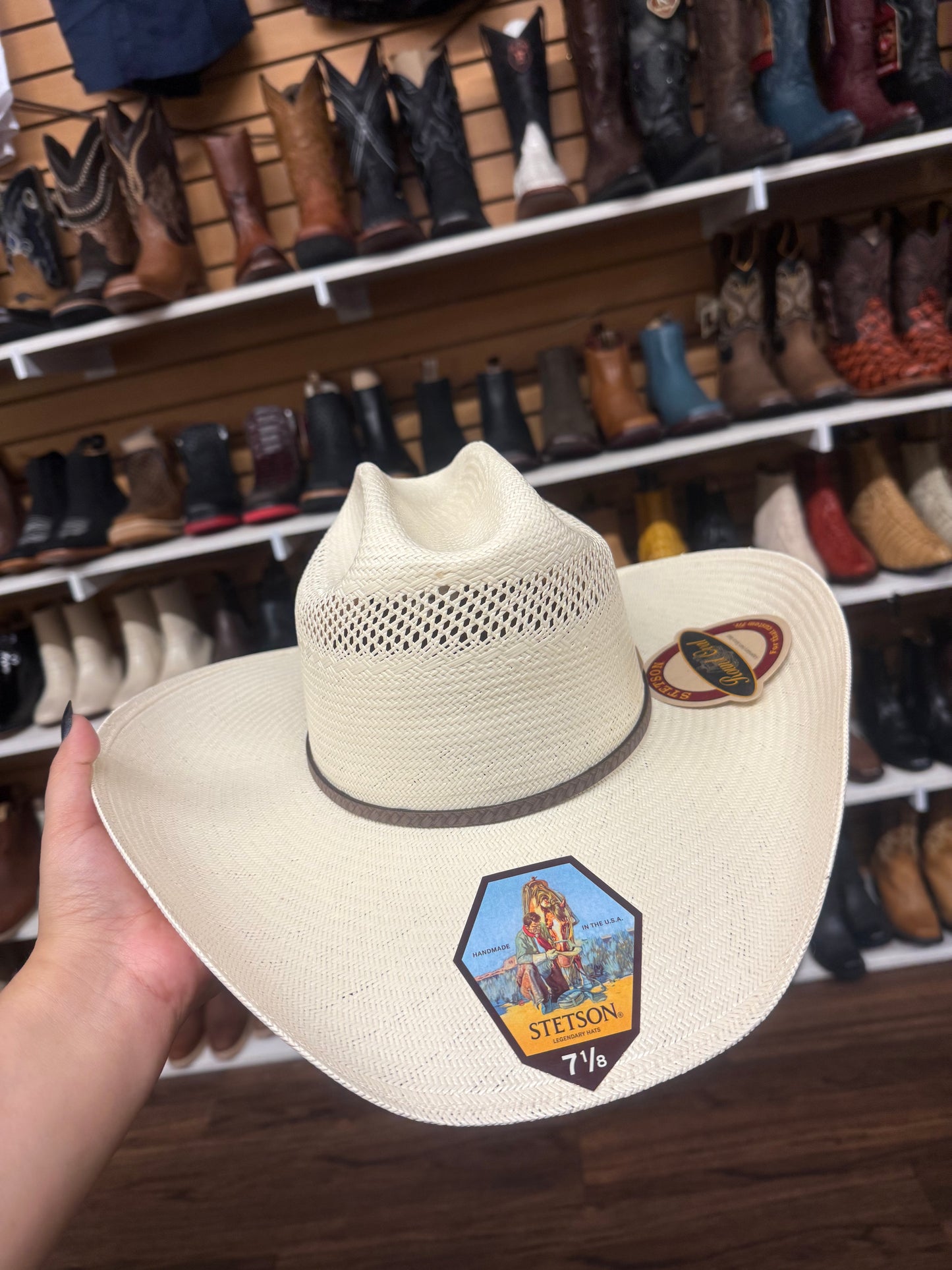 STETSON PLAIT 10X STRAW COWBOY HAT