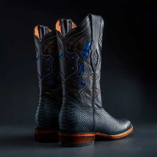 MEN'S MAMBA PYTHON TRIBUTE SQUARE TOE BOOT MIDNIGHT