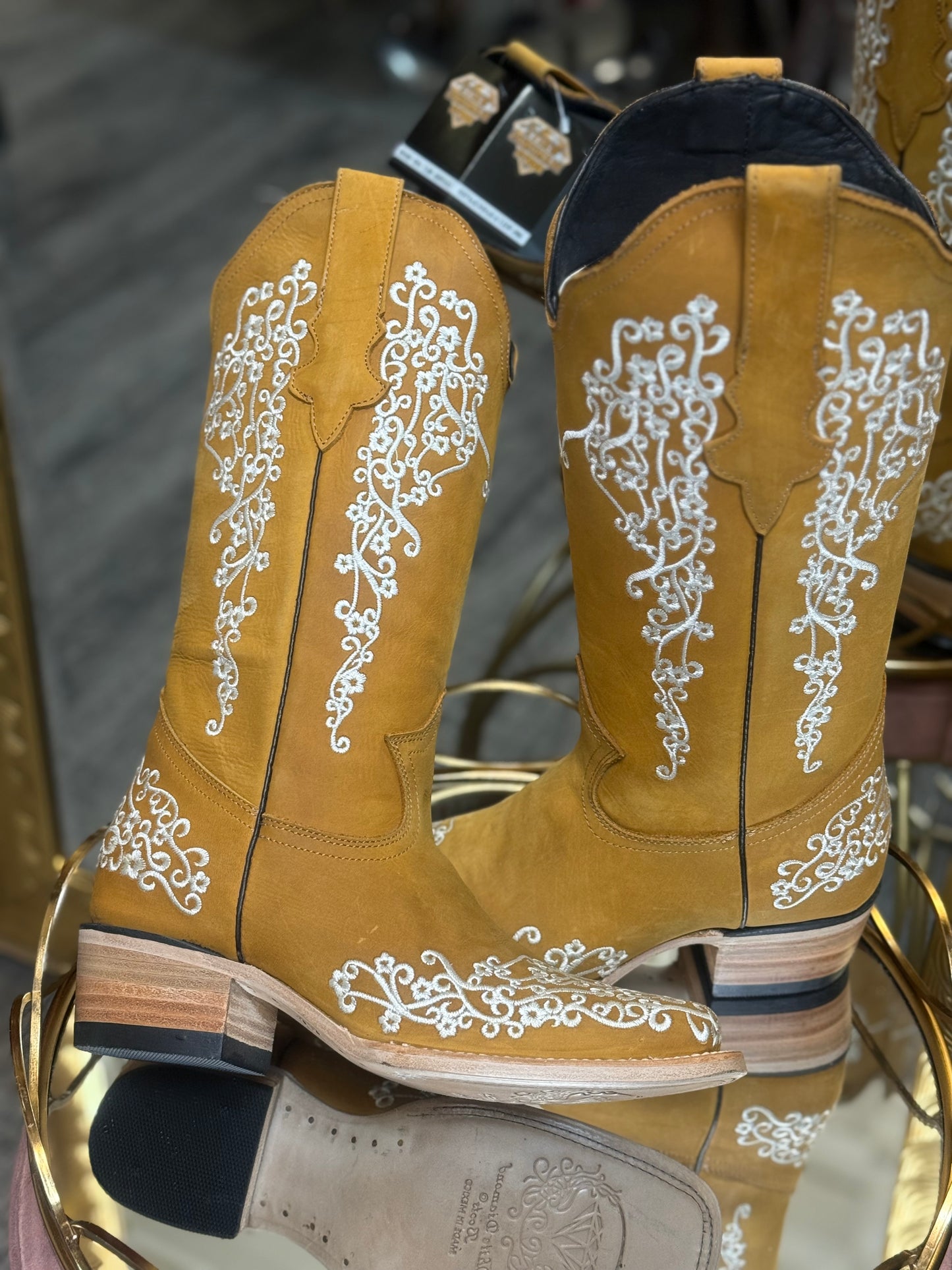 Paulina | Womens Square Toe Boots