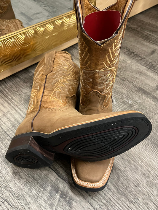 Potrero Men’s Square Toe Suede Boots