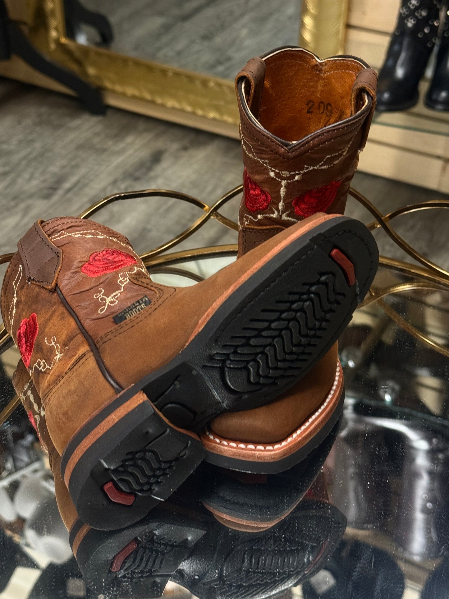 Rosa | SquareToe Girls Western Boots