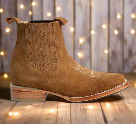 723 Women's Ankle Boot Premium Women's Cowboy Boots: Square Toe Western Boot