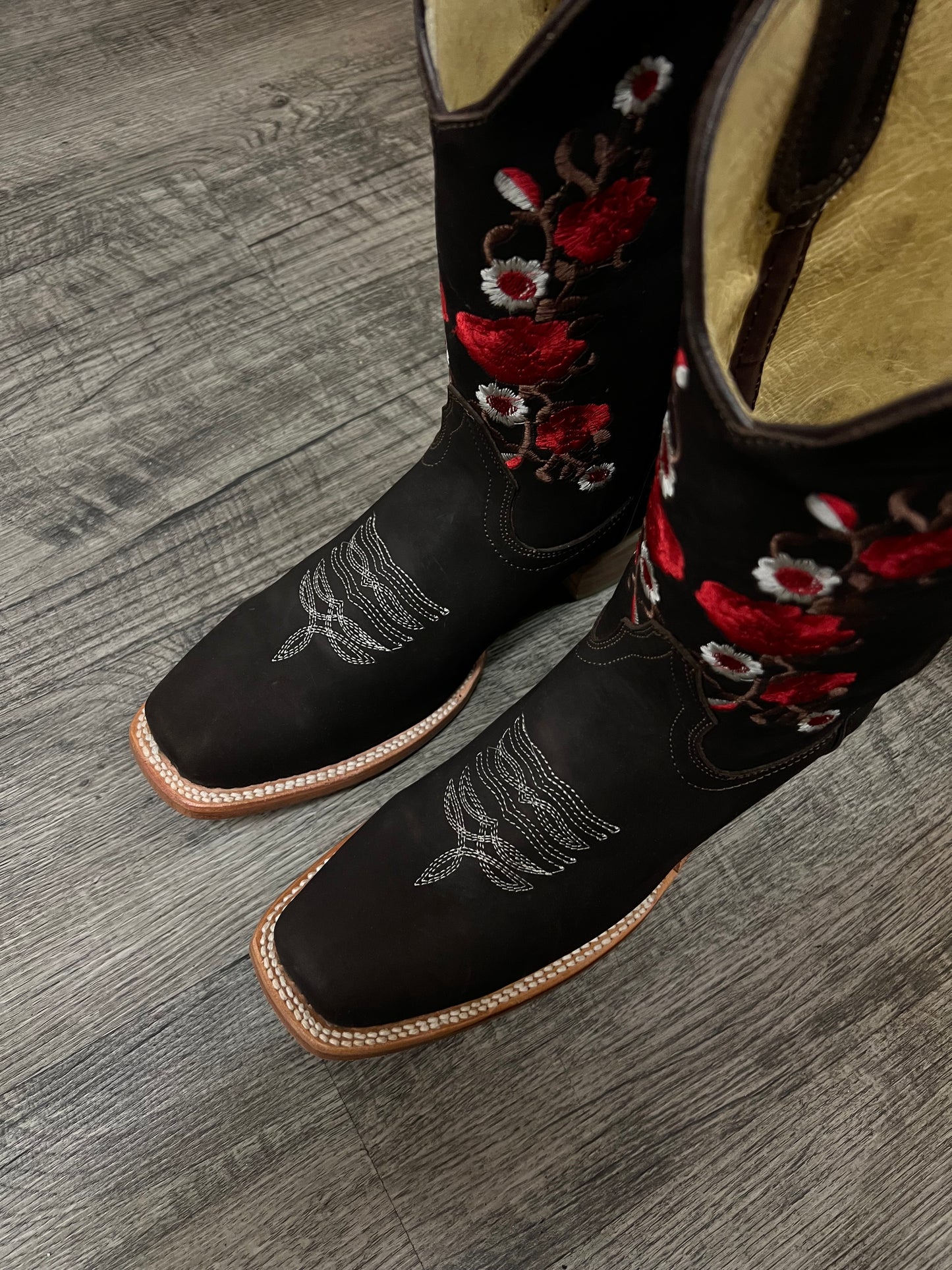 Flor Choco Boots