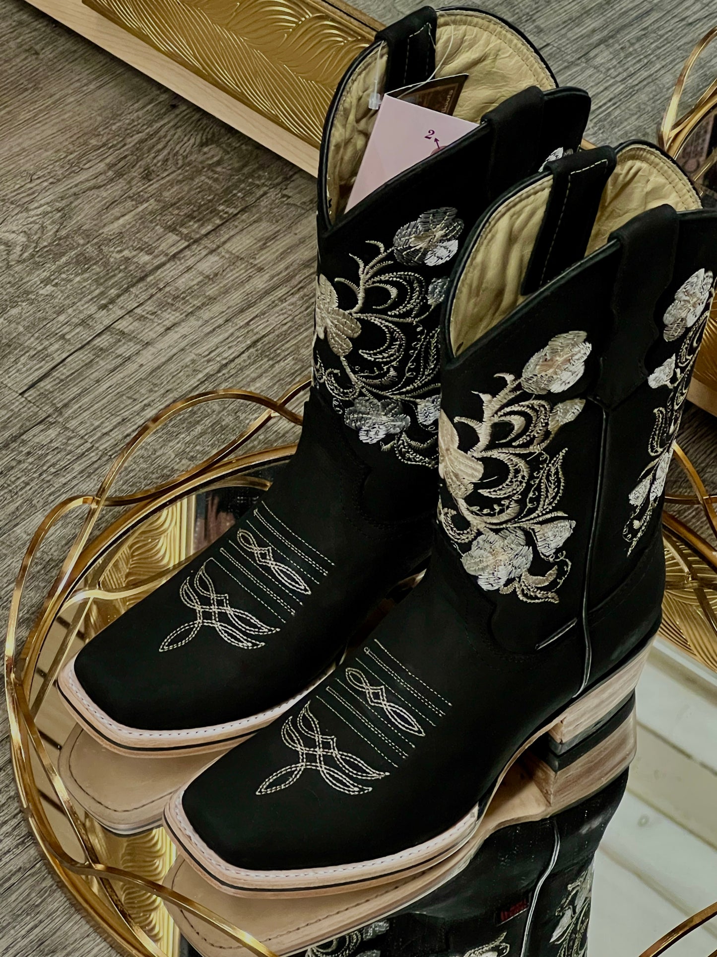 Judy |Womens Square Toe Boots