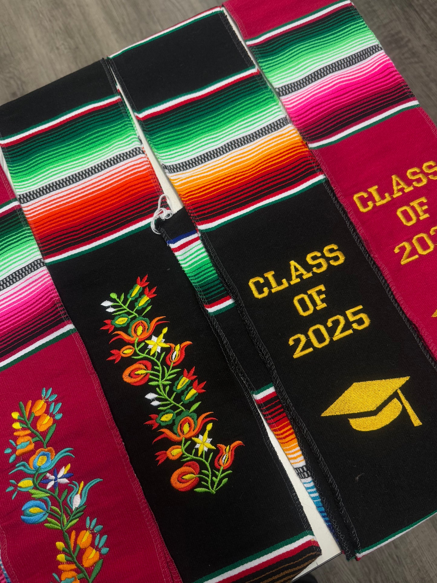 Flor Sarape Graduation stoles
