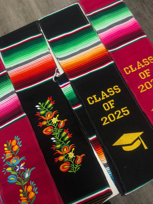 Flor Sarape Graduation stoles