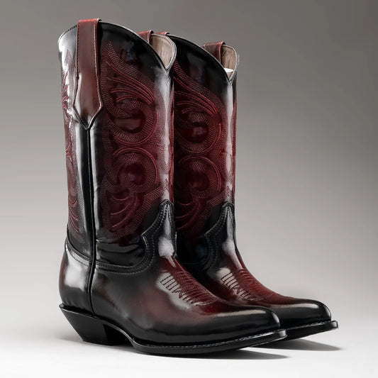 MEN'S CHAMELEON LEATHER J TOE COWBOY BOOTS