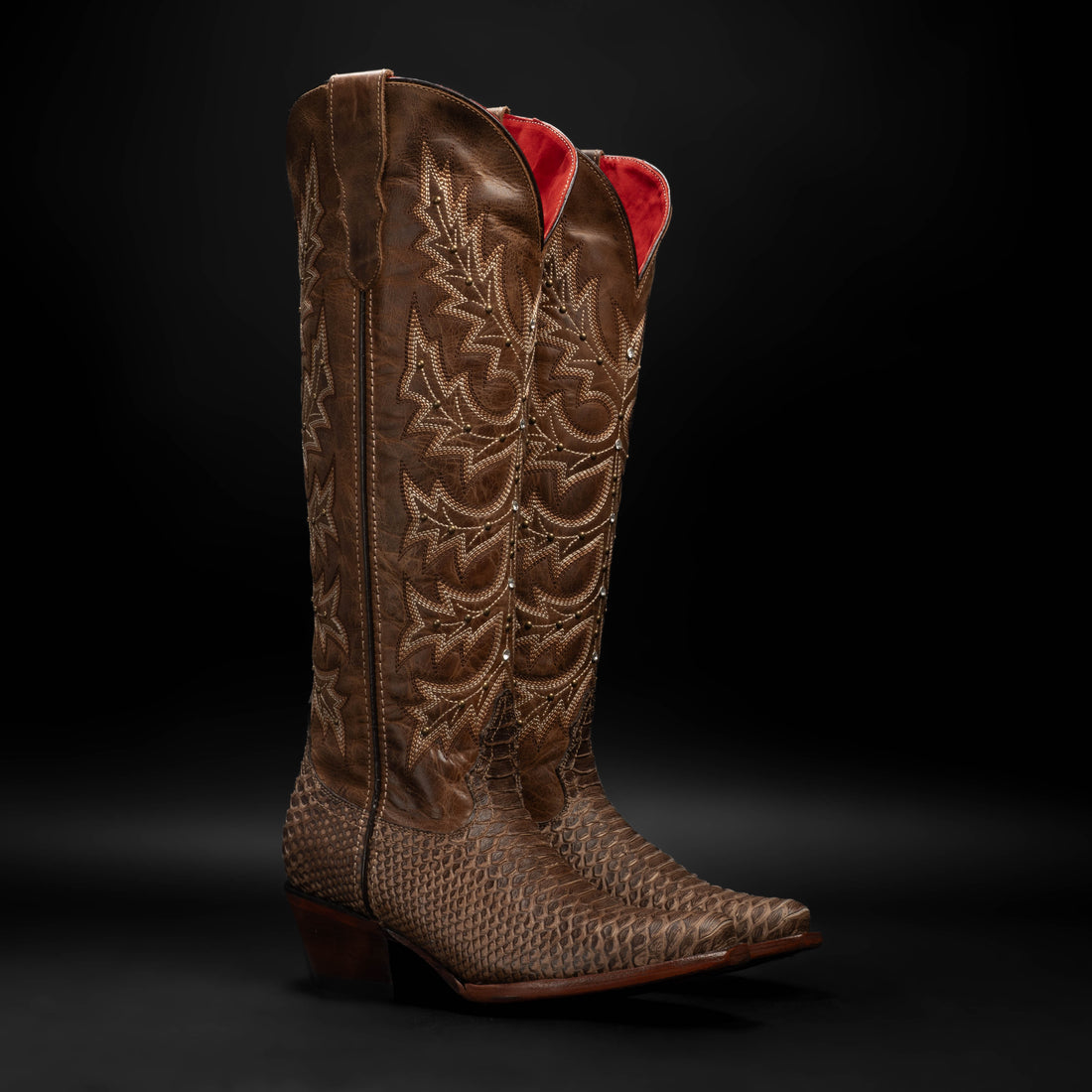 WOMEN'S SAVAGE BELLE PYTHON TRIBUTE SNIP TOE