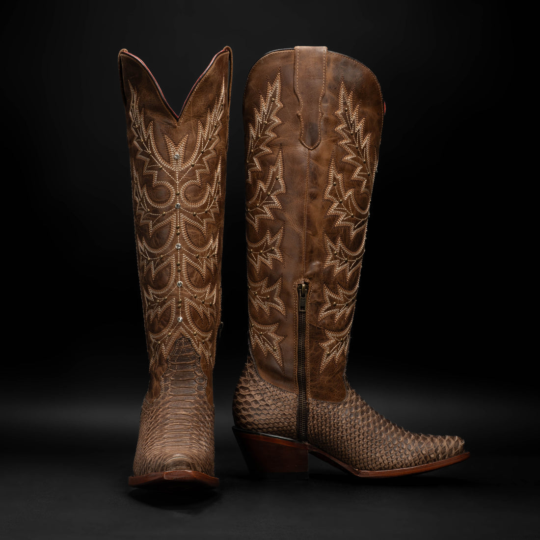 WOMEN'S SAVAGE BELLE PYTHON TRIBUTE SNIP TOE