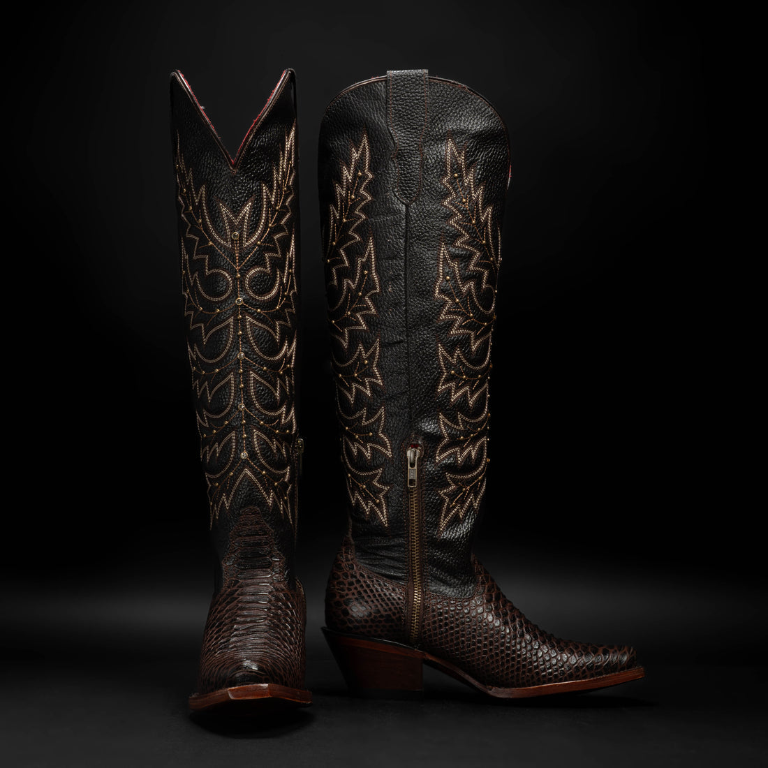 WOMEN'S SAVAGE BELLE PYTHON TRIBUTE SNIP TOE