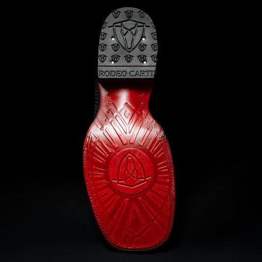 WOMEN'S BLACK MAMBA PYTHON TRIBUTE SQUARE TOE