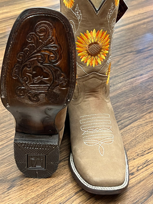Sunflower Boots (Tobacco)