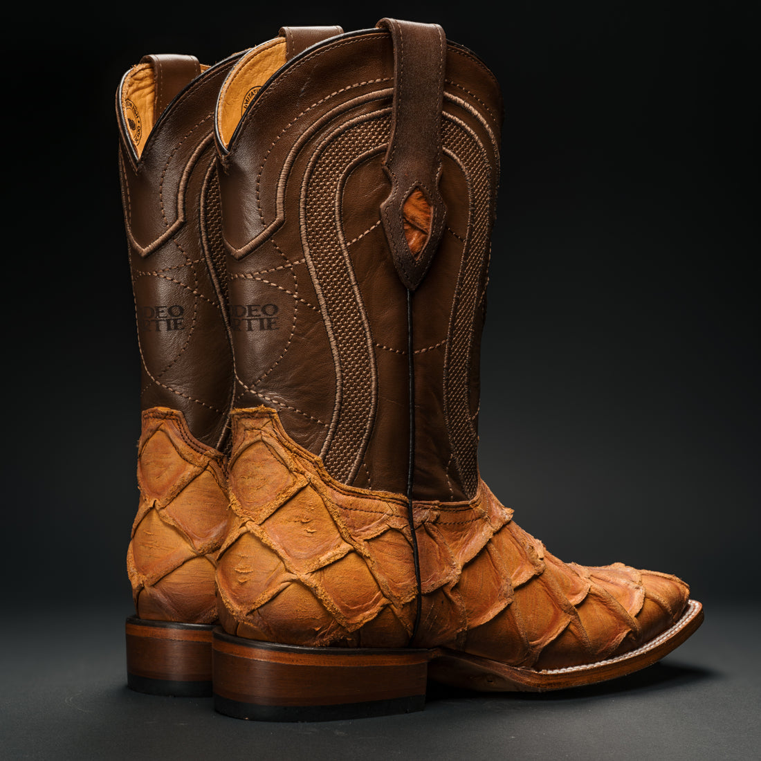 MEN'S MONSTER FISH ROYAL PIRARUCU 4D TRIBUTE SQUARE TOE BOOT