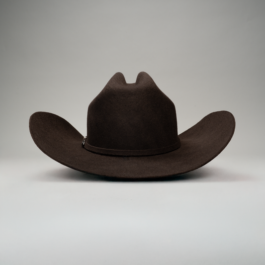 50X CHOCOLATE FELT TEXAS TEXANA COWBOY HAT RODEO CARTIE
