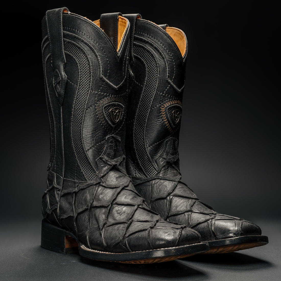 MEN'S MONSTER FISH ROYAL PIRARUCU 4D TRIBUTE SQUARE TOE BOOT