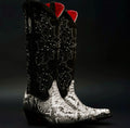 WOMEN'S BLACK WIDOW PYTHON TRIBUTE SNIP TOE