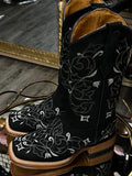 Valeria| Square Toe Boots