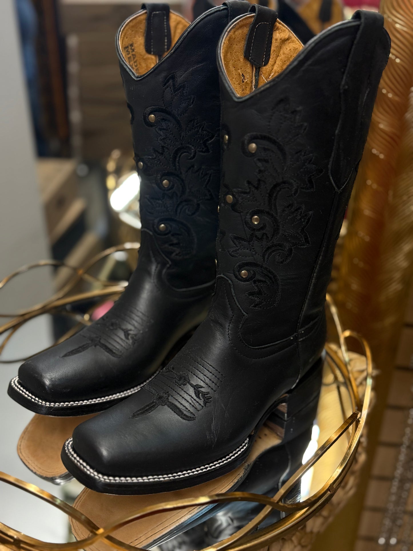 Zayra| Square Toe Boots