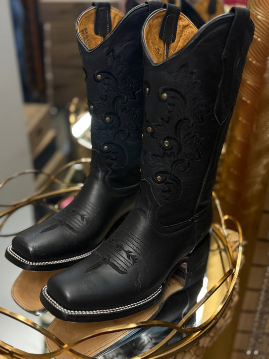 Zayra| Square Toe Boots