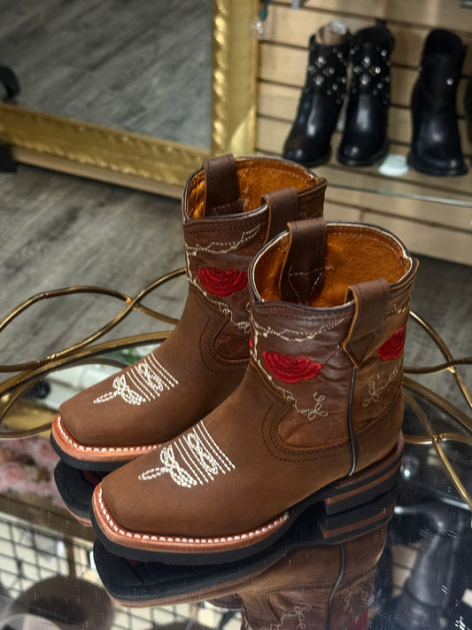 Rosa | SquareToe Girls Western Boots