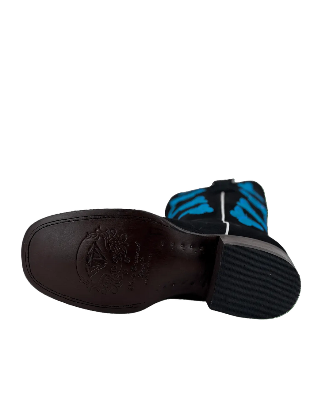 Blue Butterfly Cowgirl Boots