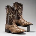 MEN'S PIRARUCU MONSTER FISH SQUARE TOE COWBOY BOOTS