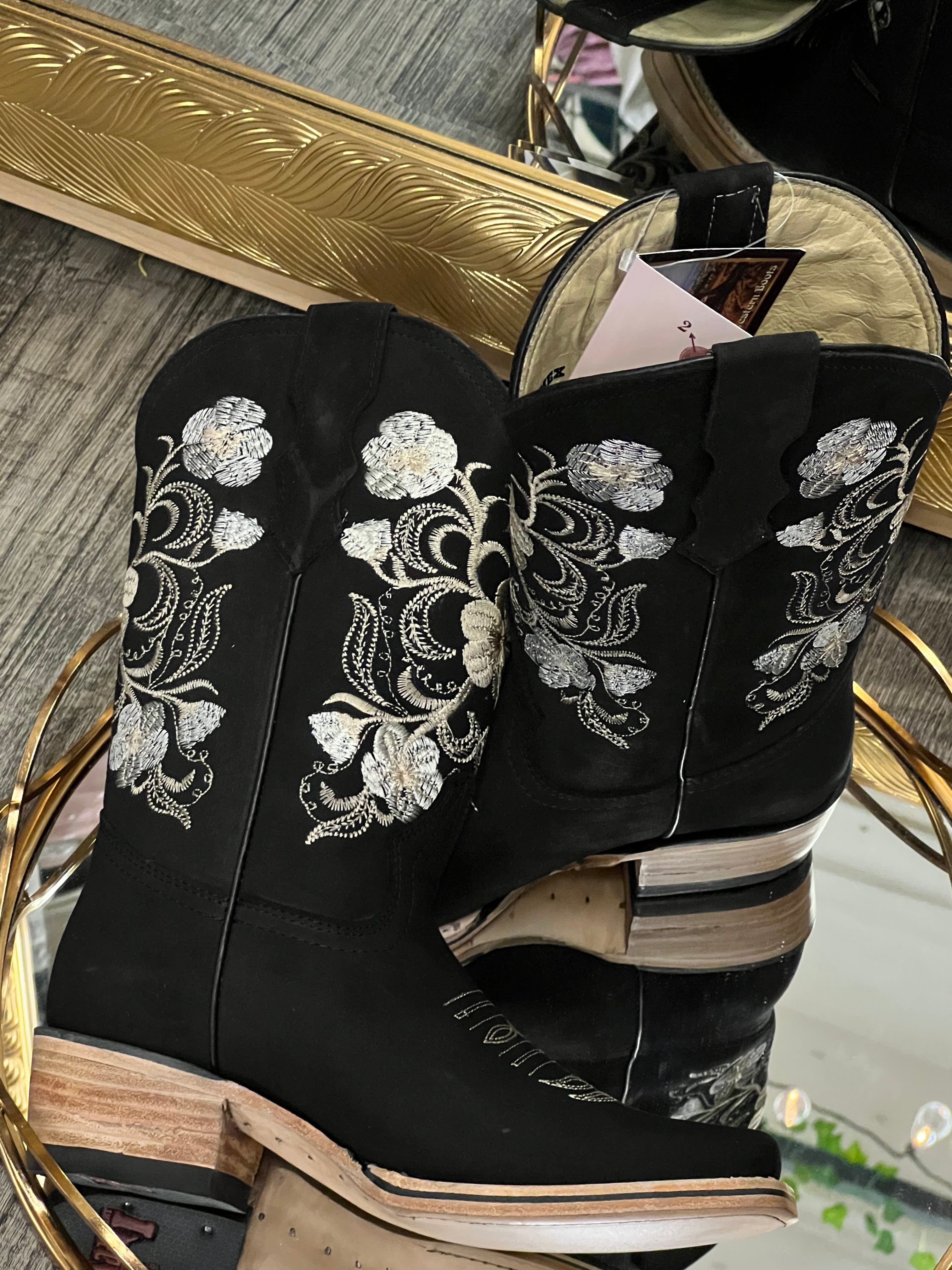Judy |Womens Square Toe Boots