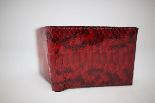 Red Glazed Snake Wallet