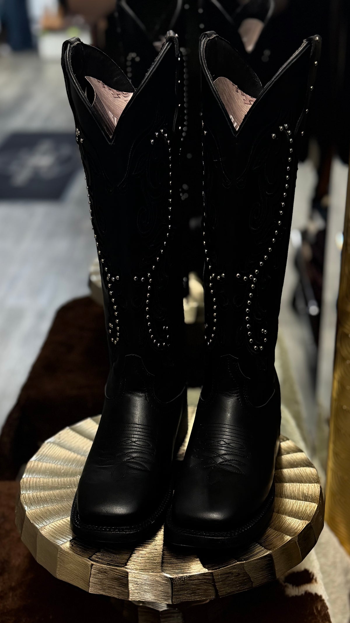 WOMEN'S BELLE SQUARE TOE  BLACK