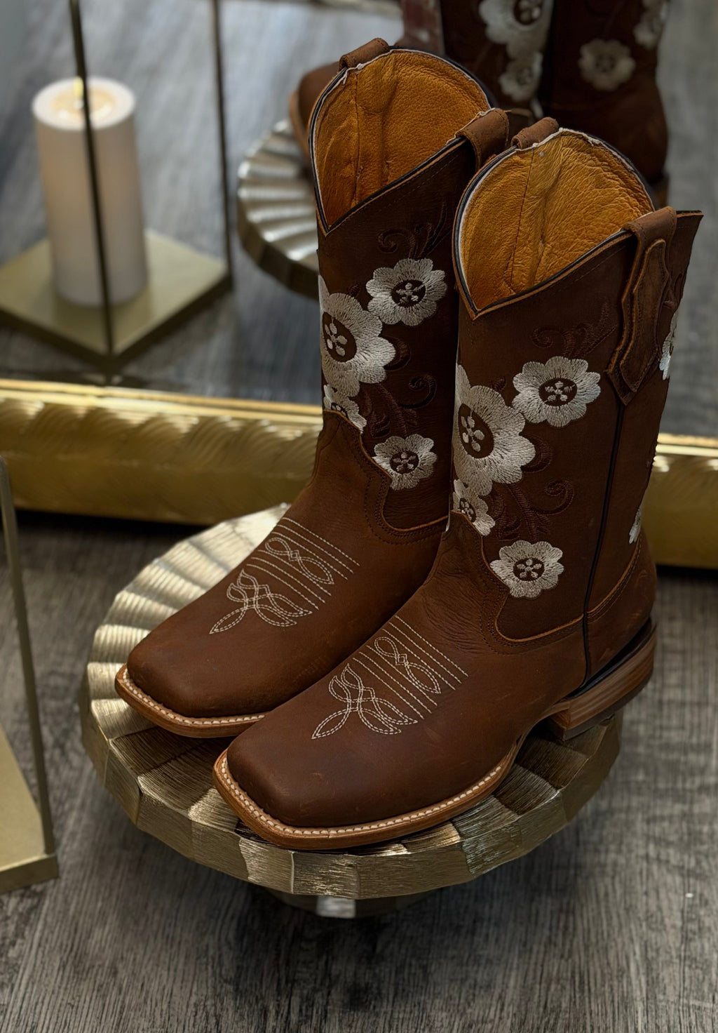 Camila Women’s Western Boots Square Toe