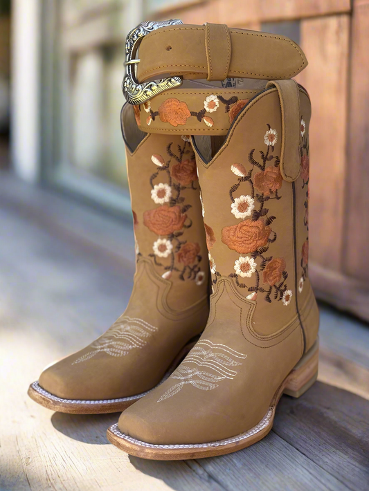 SB-FLORES HONEY - BOOT AND BELT COMBO