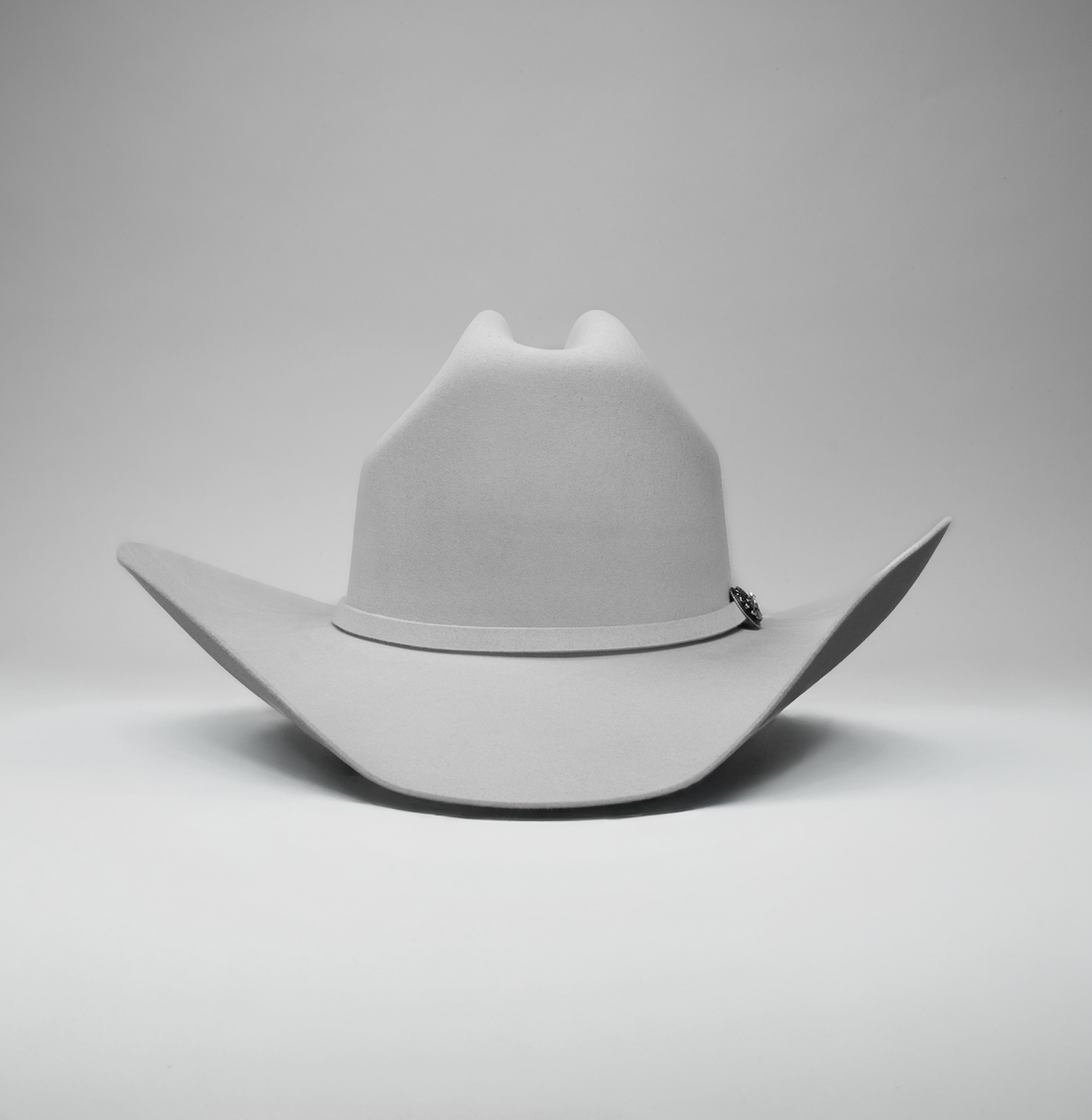 MEN'S SILVER GRAY 100X FELT TEXANA COWBOY HAT RODEO CARTIE
