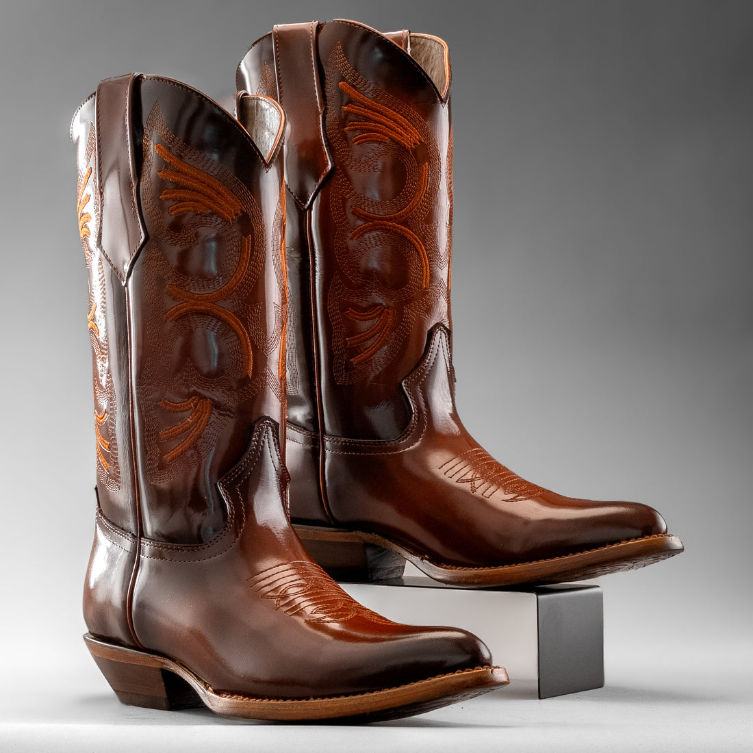 MEN'S CHAMELEON LEATHER J TOE COWBOY BOOTS