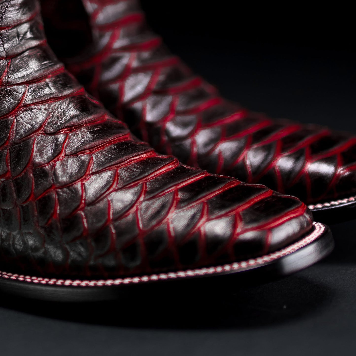 MEN'S VIPER PYTHON TRIBUTE SQUARE TOE COWBOY BOOT
