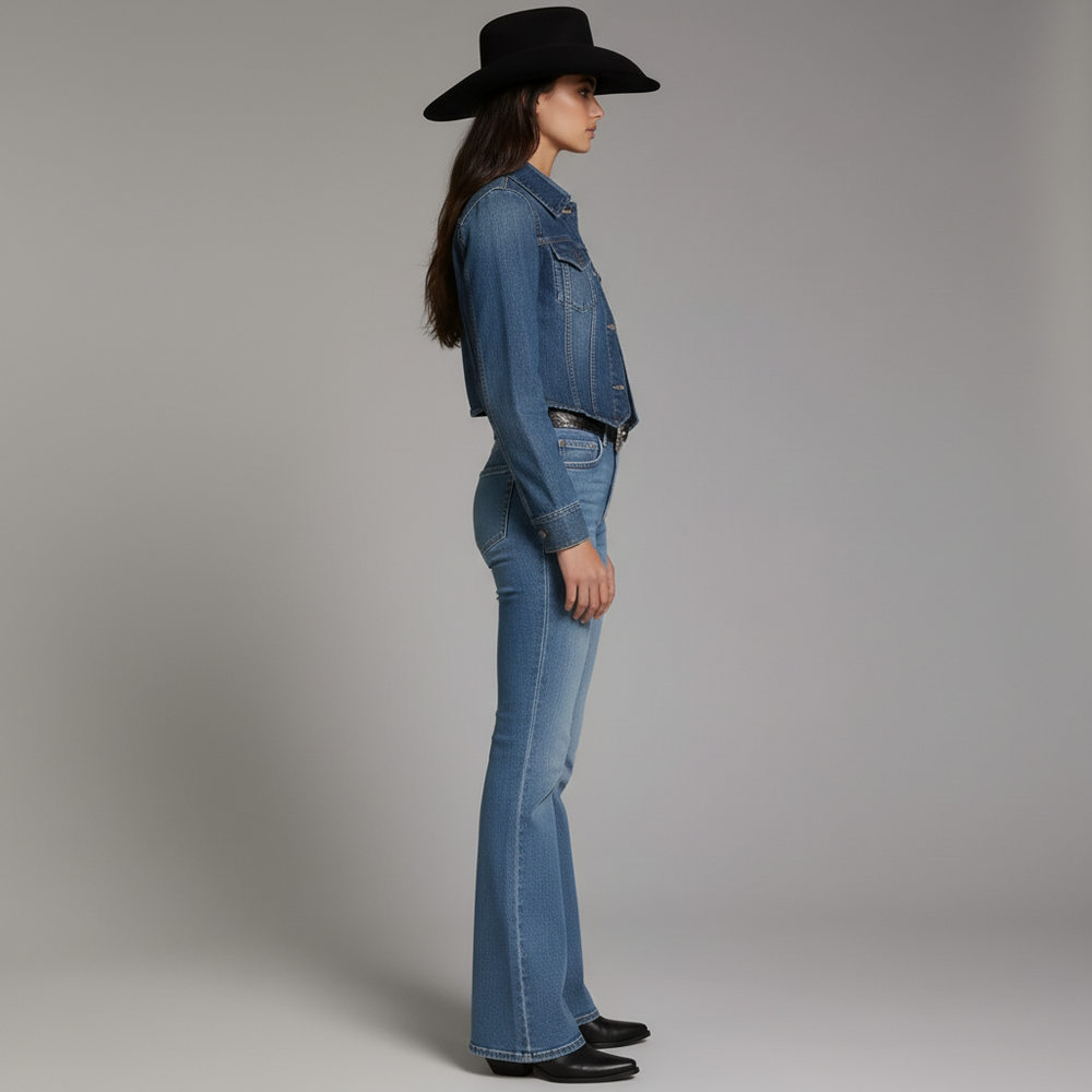 WOMEN'S WESTERN BOOTCUT PREMIUM JEANS