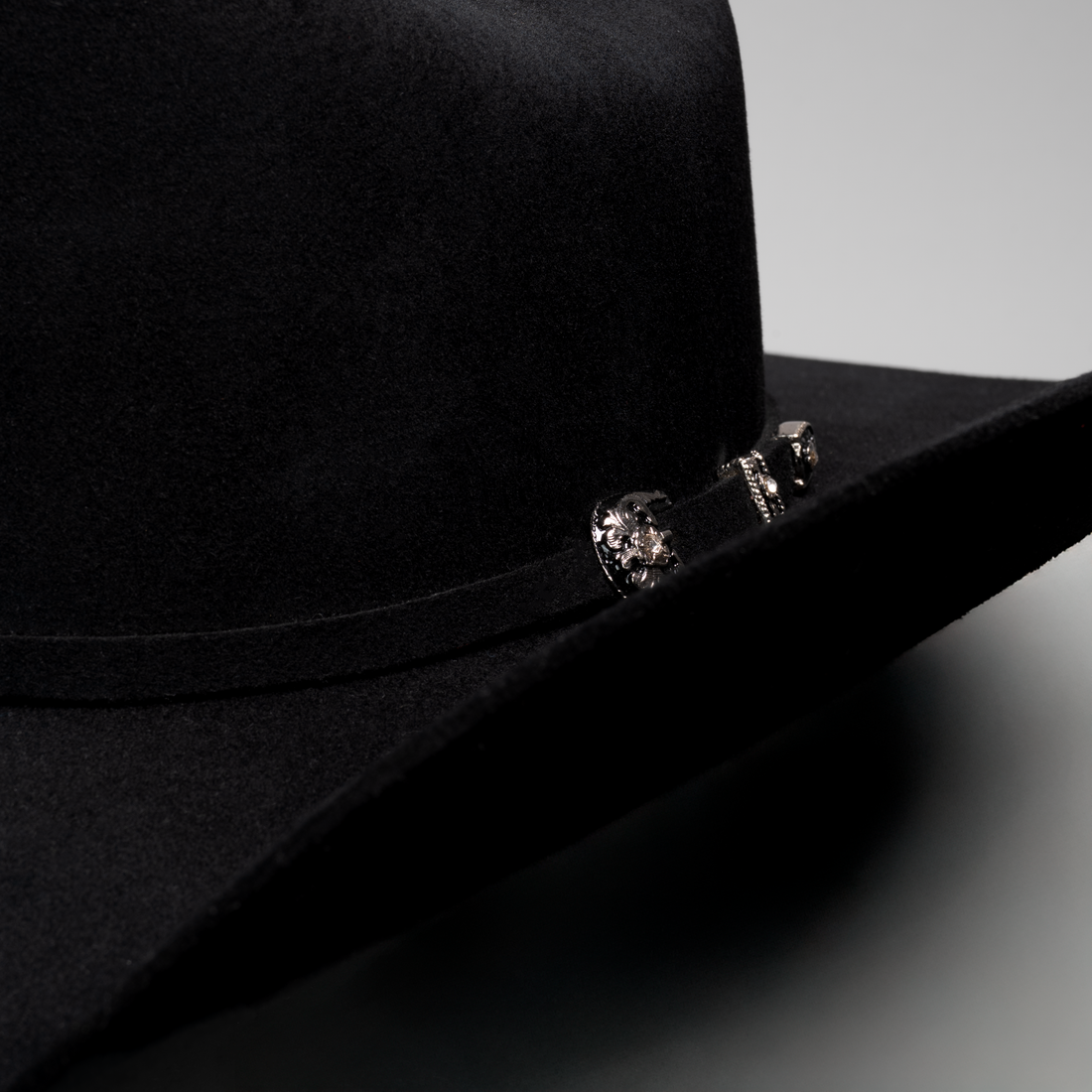 MEN'S BLACK 100X FELT TEXANA COWBOY HAT RODEO CARTIE