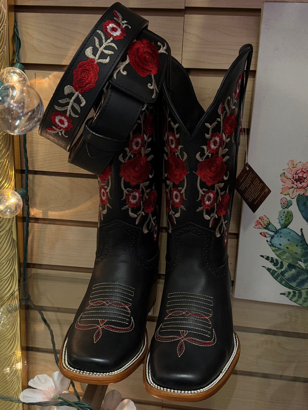 Bethany Boots and Belt Set