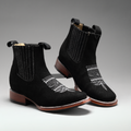 WOMEN'S 723 NOBUCK SQUARE TOE ANKLE BOOTS