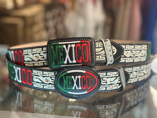 Mexico Embroidered Belt