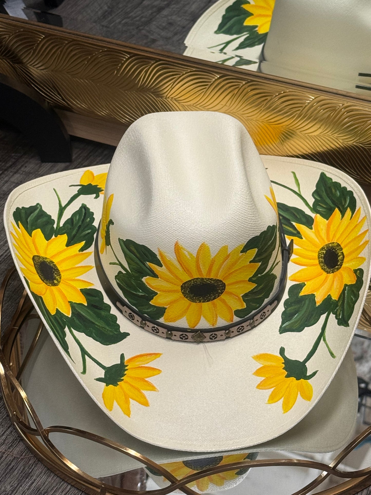 Marisol| Hand Painted Hat