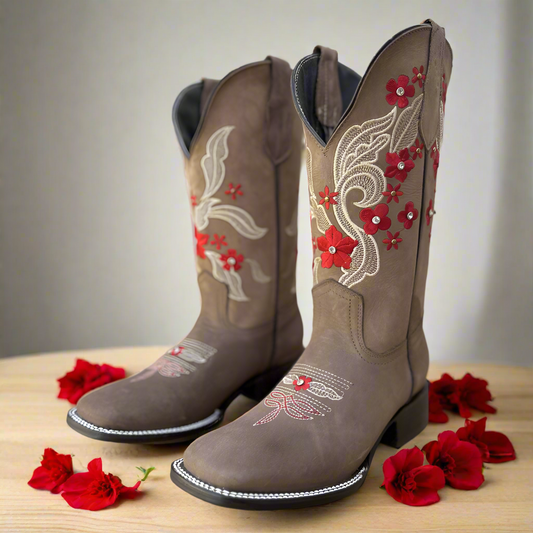 Jasmine Boots (red)