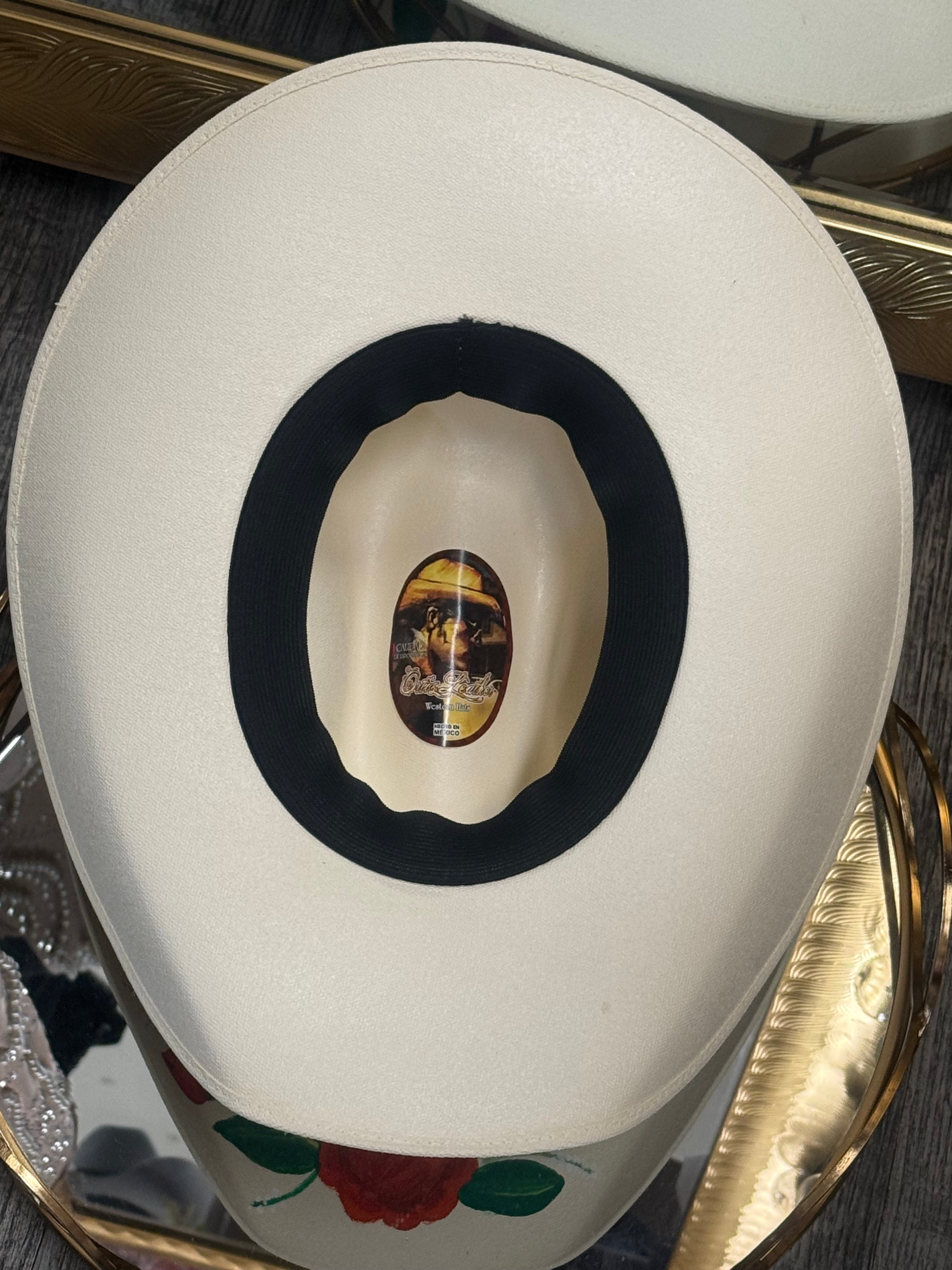 Rosa| Hand Painted Hat